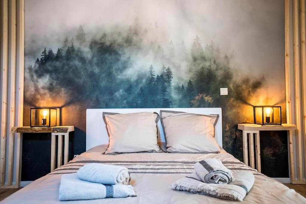 タルブAppt Ambiance Chalet 2Ch Piscine Lagonアパートメント エクステリア 写真