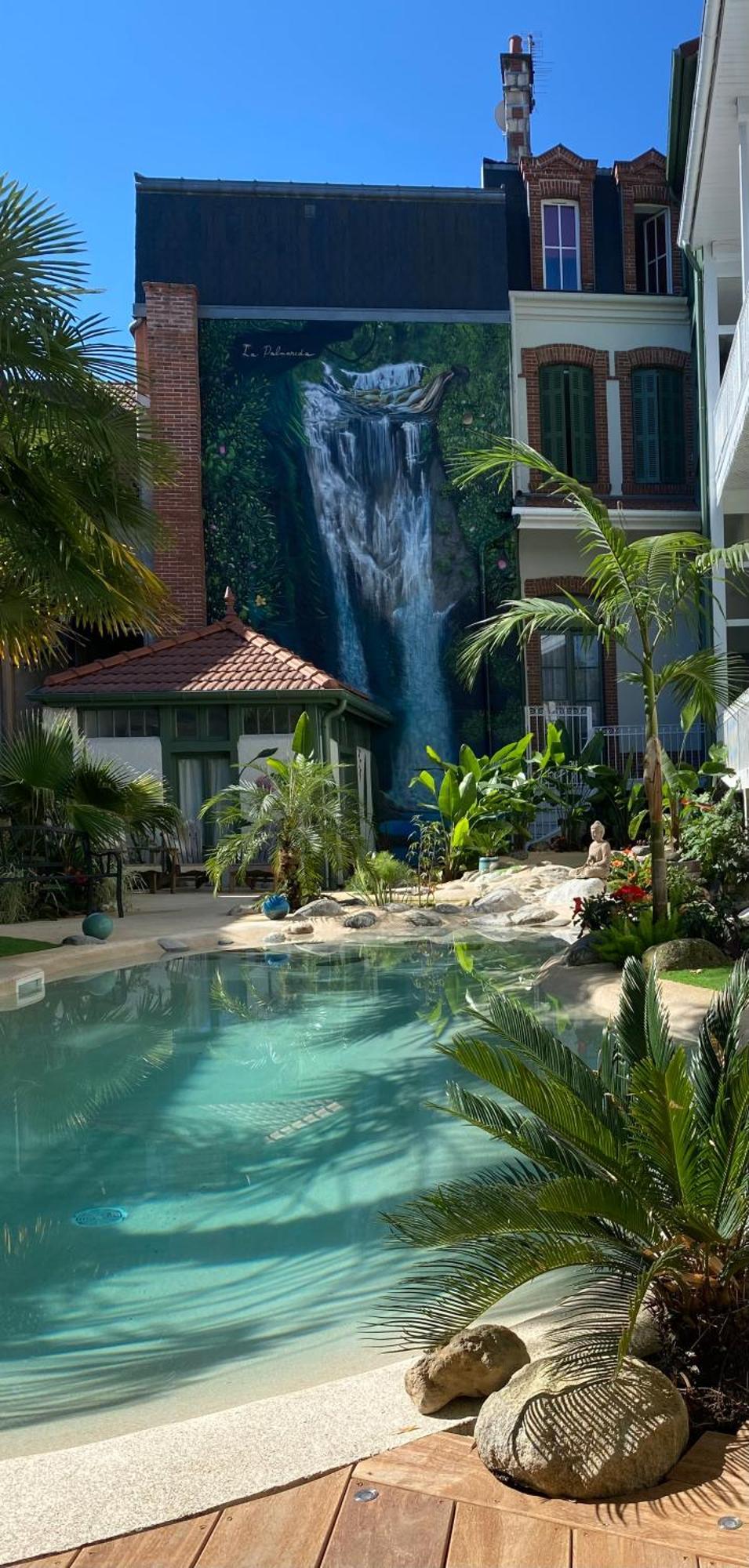 タルブAppt Ambiance Chalet 2Ch Piscine Lagonアパートメント エクステリア 写真